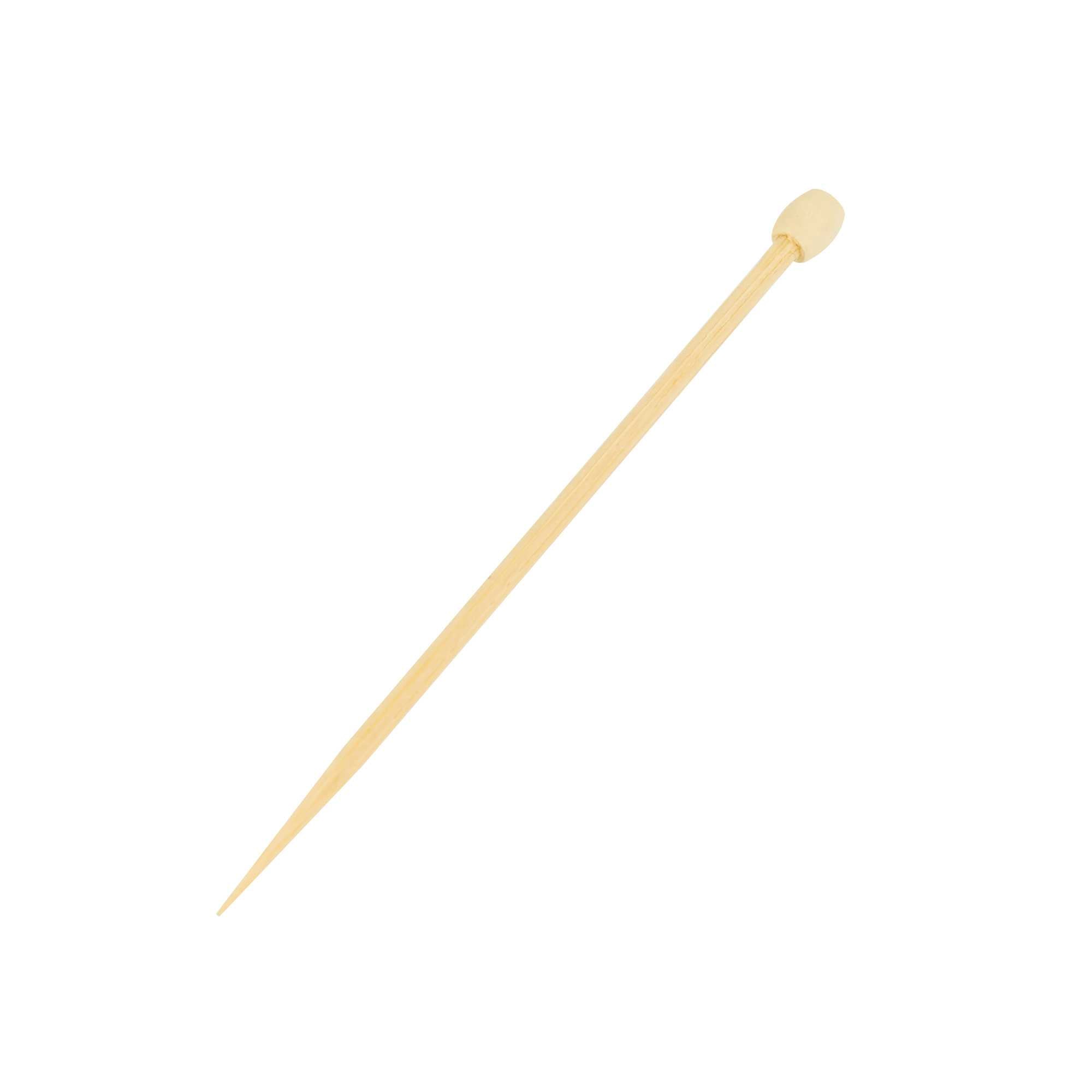Pixy Natural Bamboo Cylinder Top Pick - 3 1/2" - 1000 count box