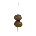Pixy Bamboo Hand-Dipped Skewer - Black - 3 1/2" - 1000 count box