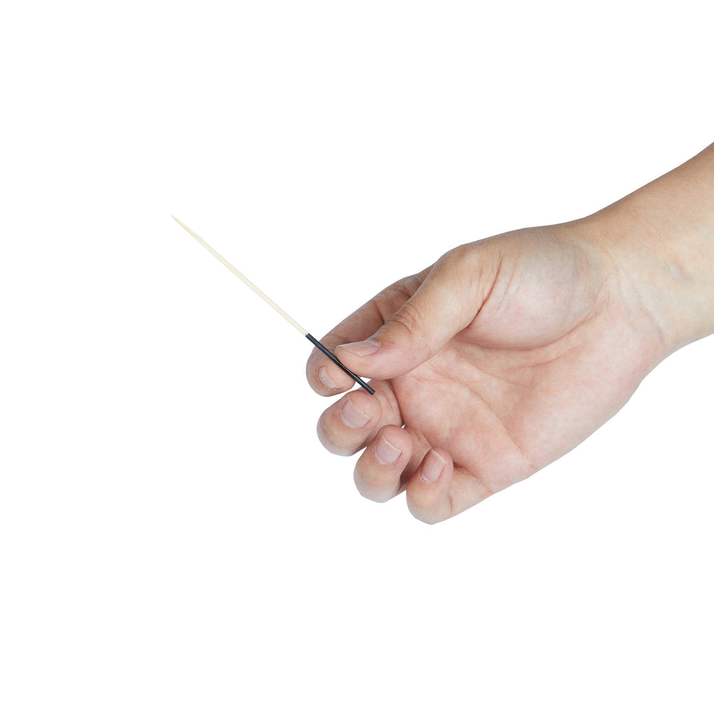 Pixy Bamboo Hand-Dipped Skewer - Black - 3 1/2" - 1000 count box