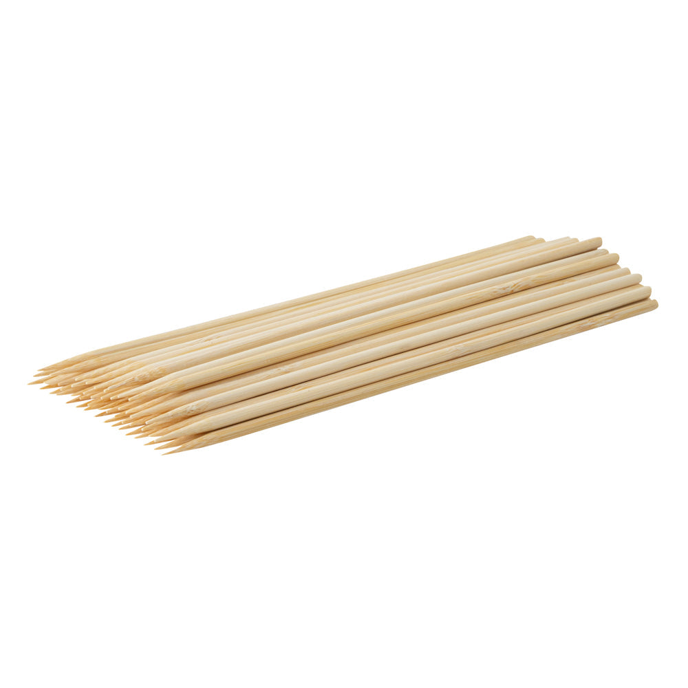 Robata Sturdy Natural Bamboo Grilling Skewer - Heavy Duty - 8" - 100 count box