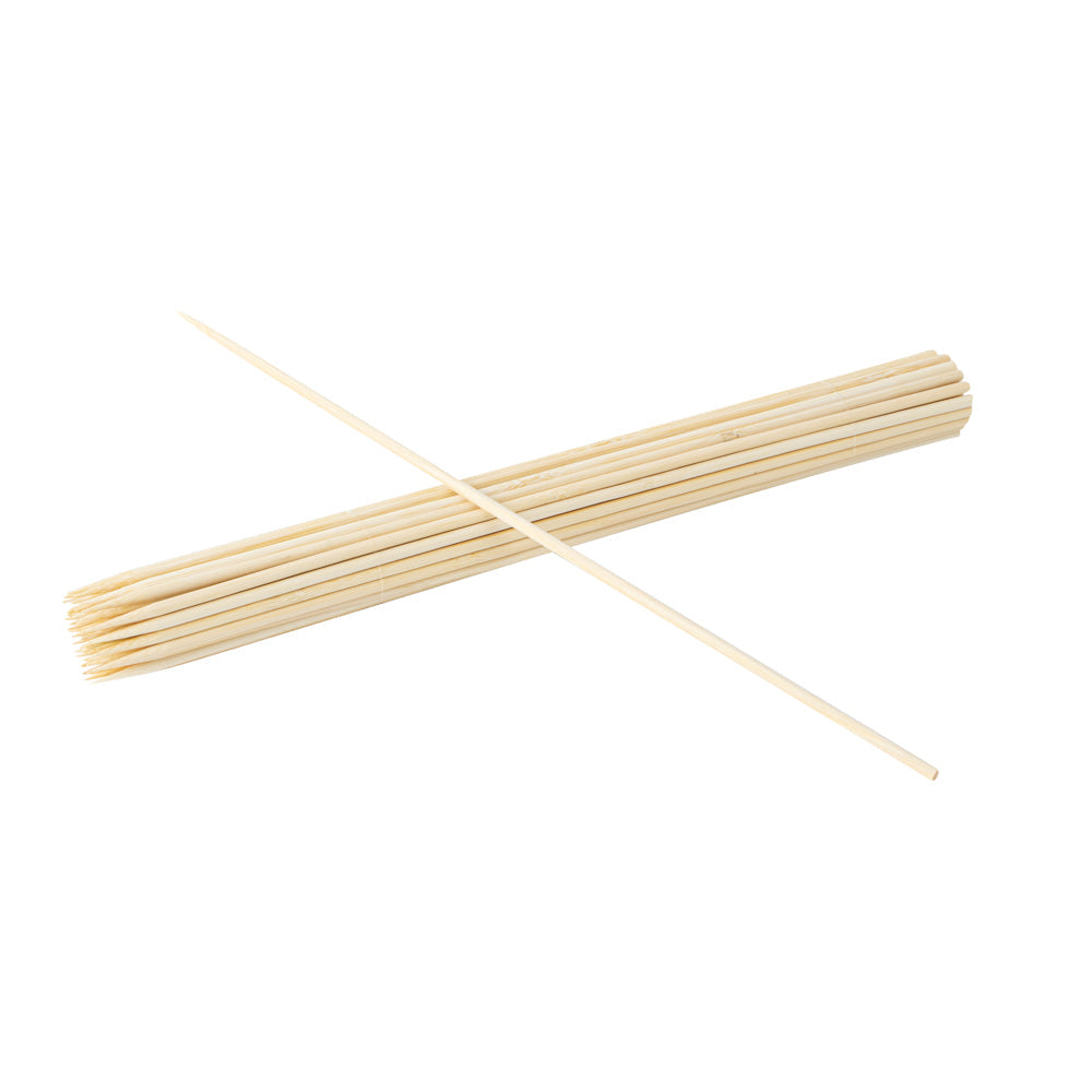 Robata Sturdy Natural Bamboo Grilling Skewer - Heavy Duty - 12" - 100 count box