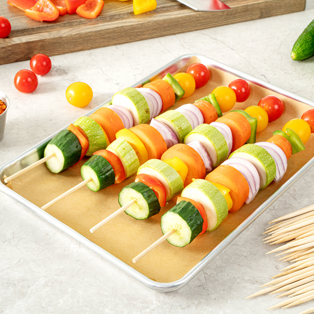 Robata Sturdy Natural Bamboo Grilling Skewer - Heavy Duty - 12" - 100 count box
