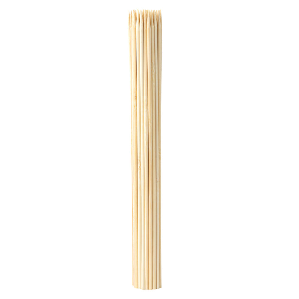 Robata Sturdy Natural Bamboo Grilling Skewer - Heavy Duty - 12" - 100 count box