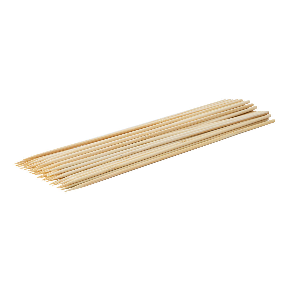 Robata Sturdy Natural Bamboo Grilling Skewer - Heavy Duty - 12" - 100 count box