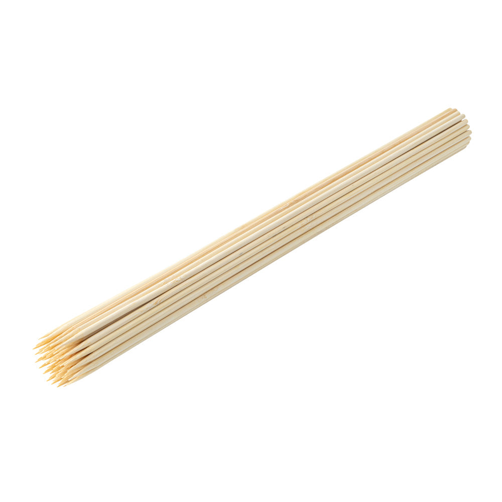 Robata Sturdy Natural Bamboo Grilling Skewer - Heavy Duty - 16" - 100 count box