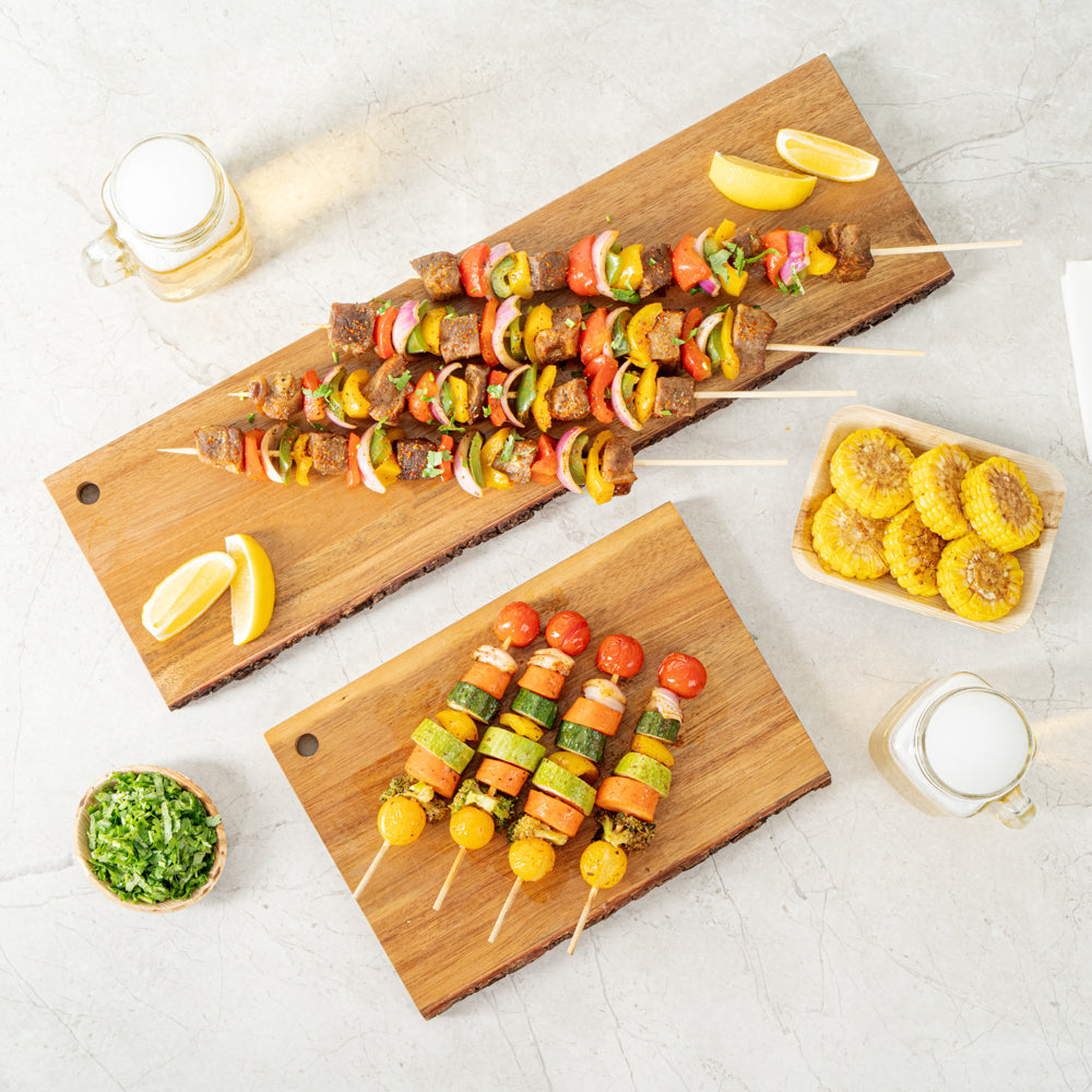 Robata Sturdy Natural Bamboo Grilling Skewer - Heavy Duty - 16" - 100 count box