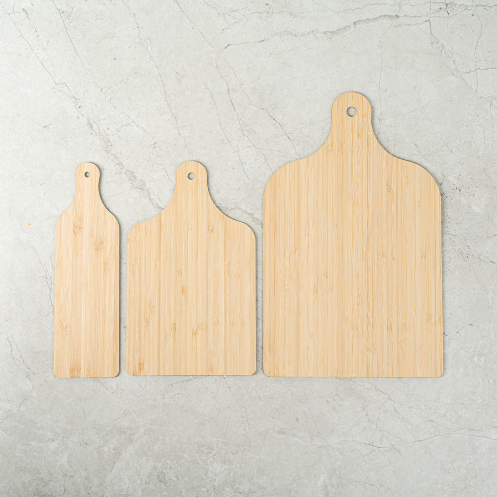 Nature Tek Bamboo Disposable Cheese / Charcuterie Board - 11 3/4" x 7" - 2 count box
