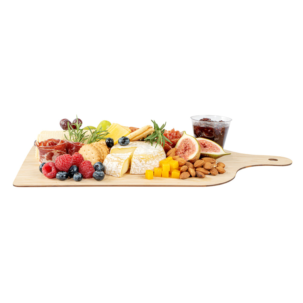 Nature Tek Bamboo Disposable Cheese / Charcuterie Board - 15 3/4" x 9 3/4" - 2 count box