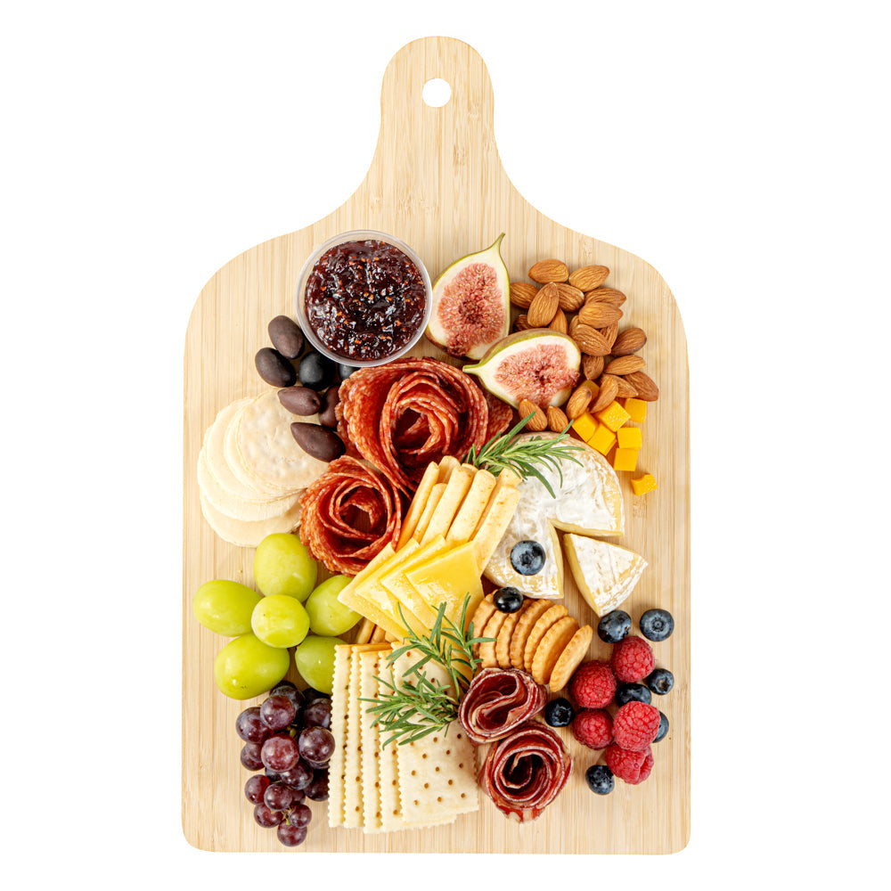 Nature Tek Bamboo Disposable Cheese / Charcuterie Board - 15 3/4" x 9 3/4" - 2 count box