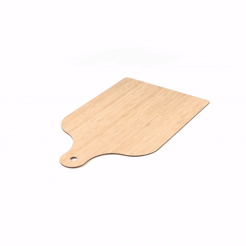 Nature Tek Bamboo Disposable Cheese / Charcuterie Board - 15 3/4" x 9 3/4" - 2 count box