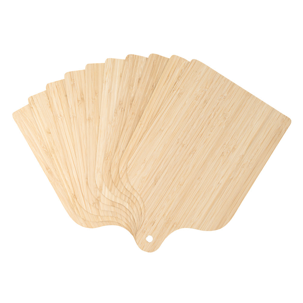 Nature Tek Bamboo Disposable Cheese / Charcuterie Board - 15 3/4" x 9 3/4" - 20 count box