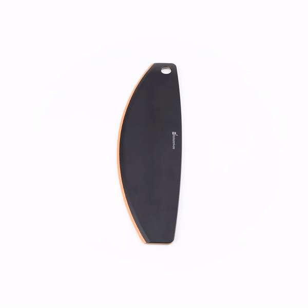 Nature Tek Black Wood Pizza Cutter / Rocker - 16" - 1 count box
