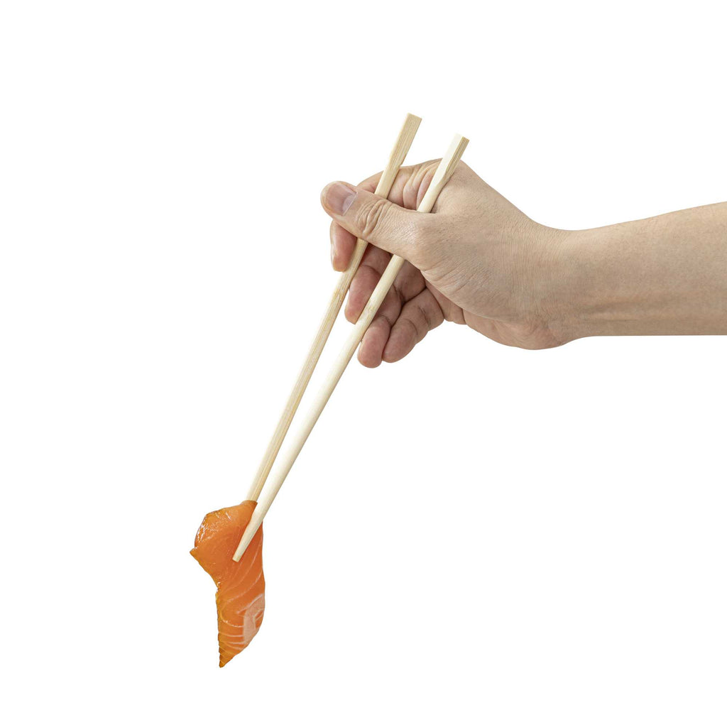 Bambuddha Natural Bamboo Twin Chopsticks - with Paper Sleeve - 9" - 100 count box