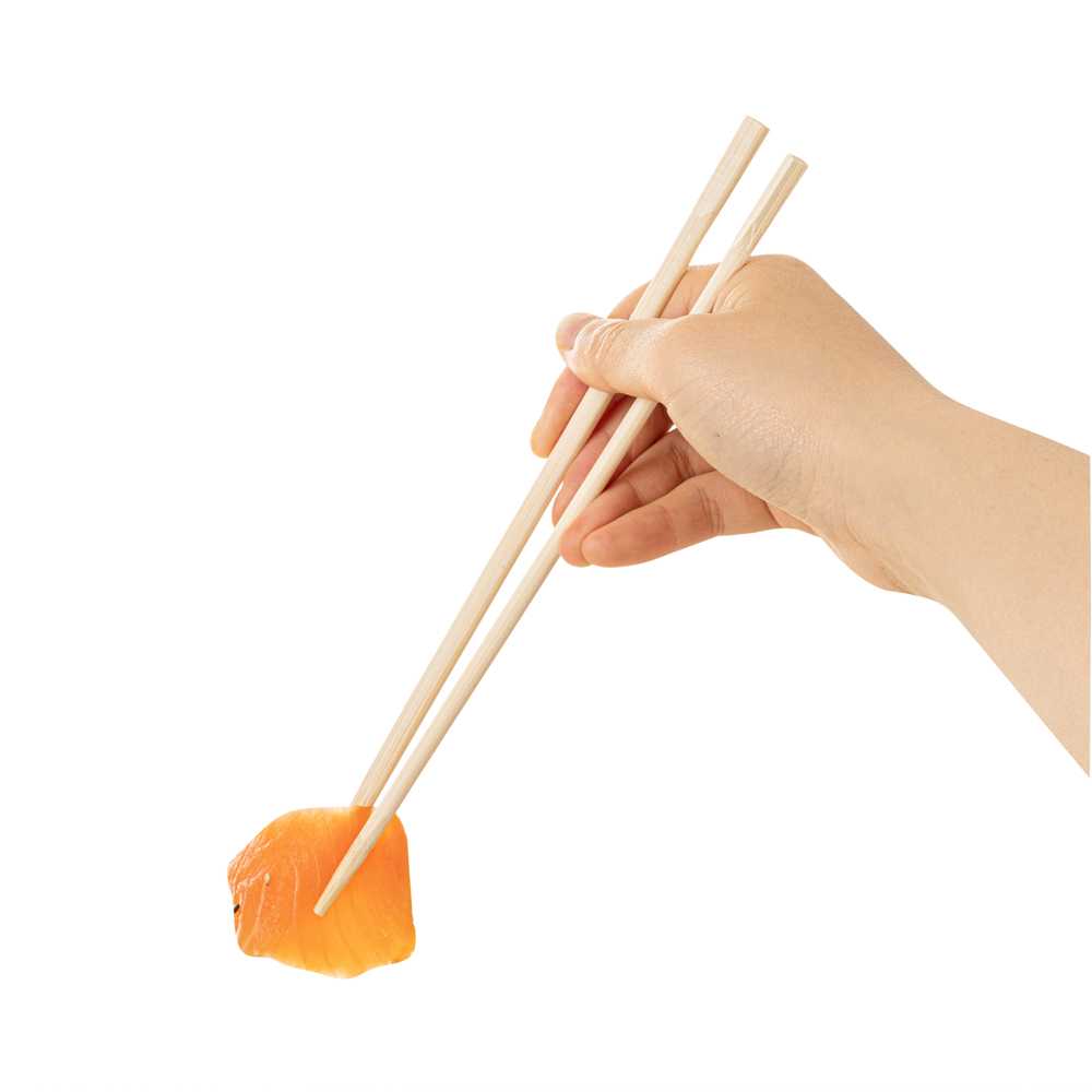 Bambuddha Natural Bamboo Twin Chopsticks - with Paper Sleeve - 9" - 100 count box