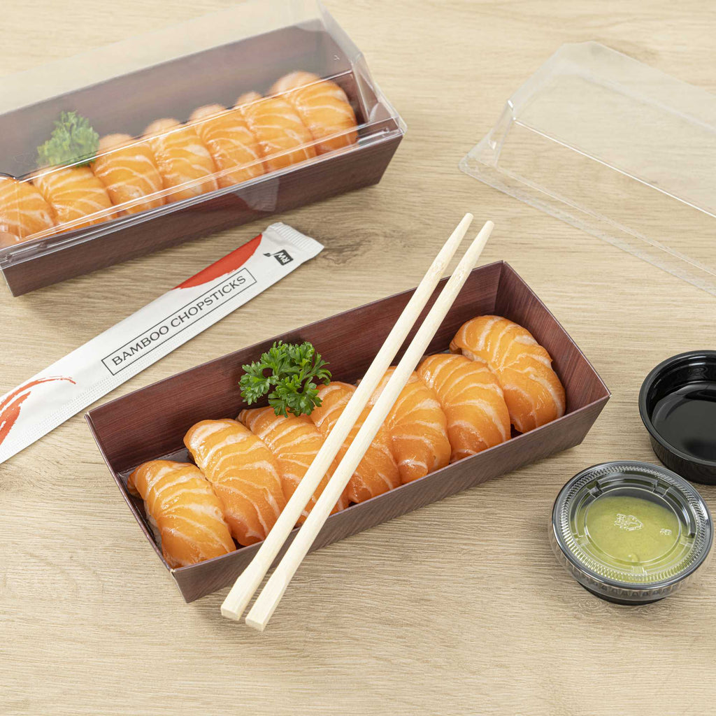 Bambuddha Natural Bamboo Twin Chopsticks - Wrapped - 9" - 100 count box