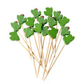 Pixy Green Bamboo Cactus with Flower Pick - 4 3/4" - 1000 count box