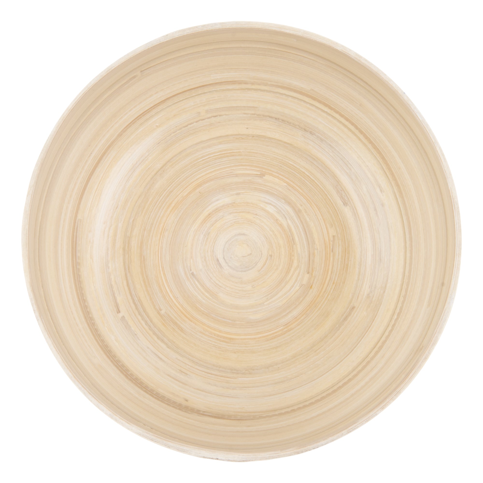 Bambuddha 15 oz Round Blue Spun Bamboo Small Salad Bowl - 7 3/4" x 7 3/4" x 4" - 1 count box