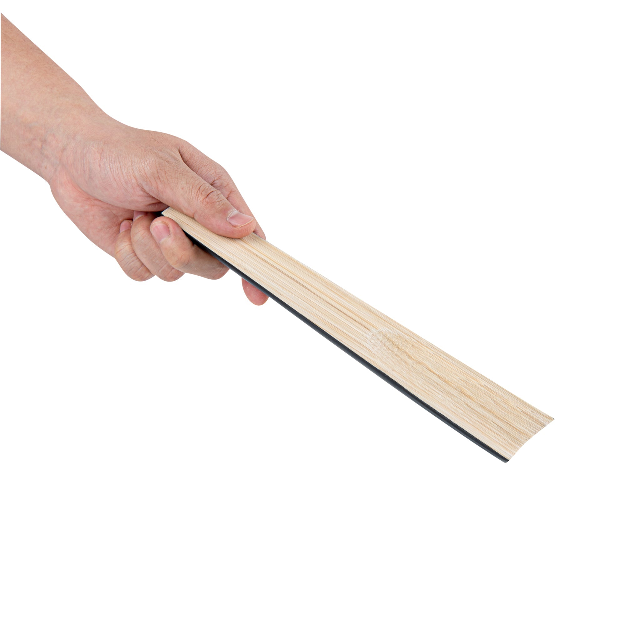 Bambuddha Black Spun Bamboo 2-Piece Salad Server Set - 9 3/4" - 10 count box