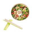 Bambuddha Green Spun Bamboo 2-Piece Salad Server Set - 9 3/4" - 1 count box