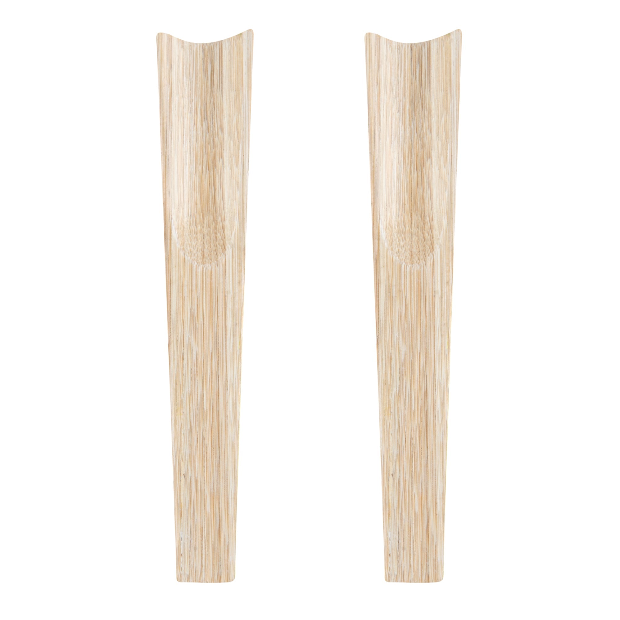 Bambuddha Green Spun Bamboo 2-Piece Salad Server Set - 9 3/4" - 1 count box