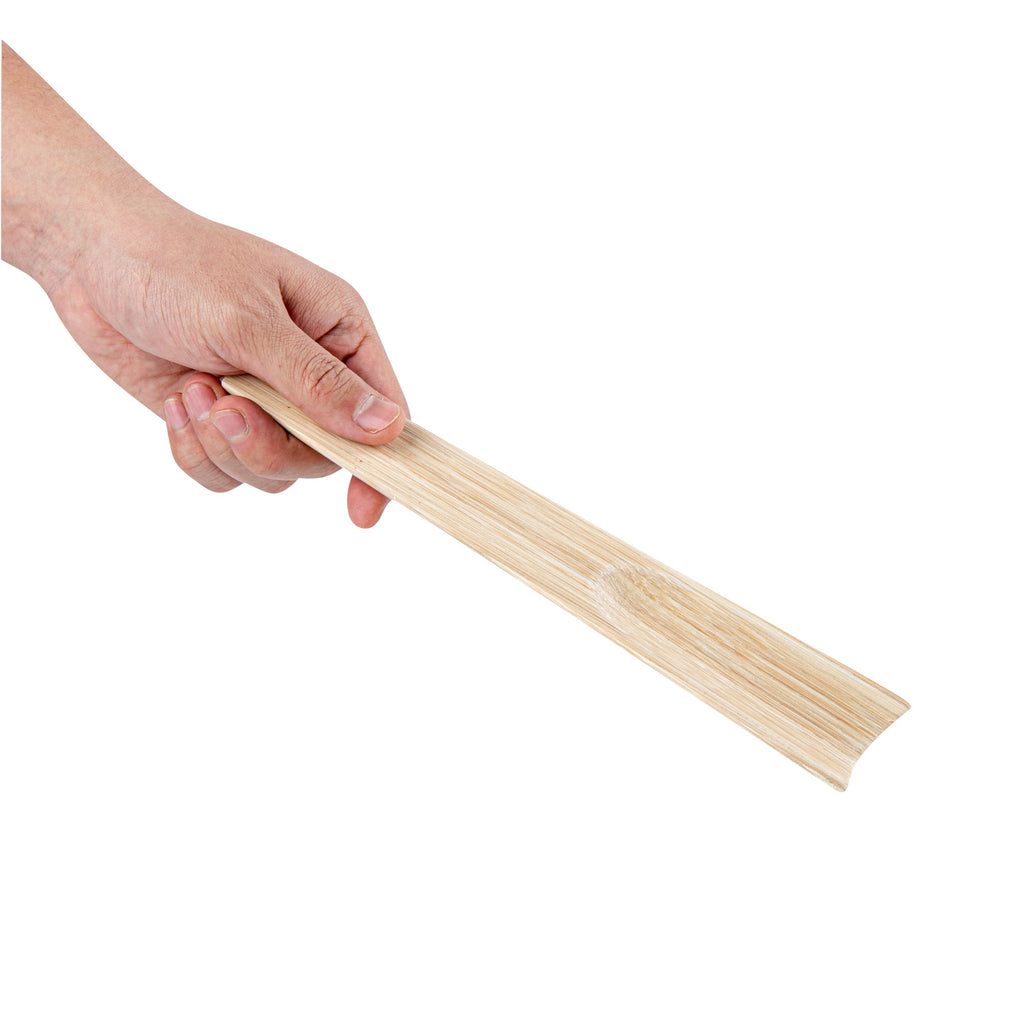 Bambuddha Natural Spun Bamboo 2-Piece Salad Server Set - 9 3/4" - 10 count box