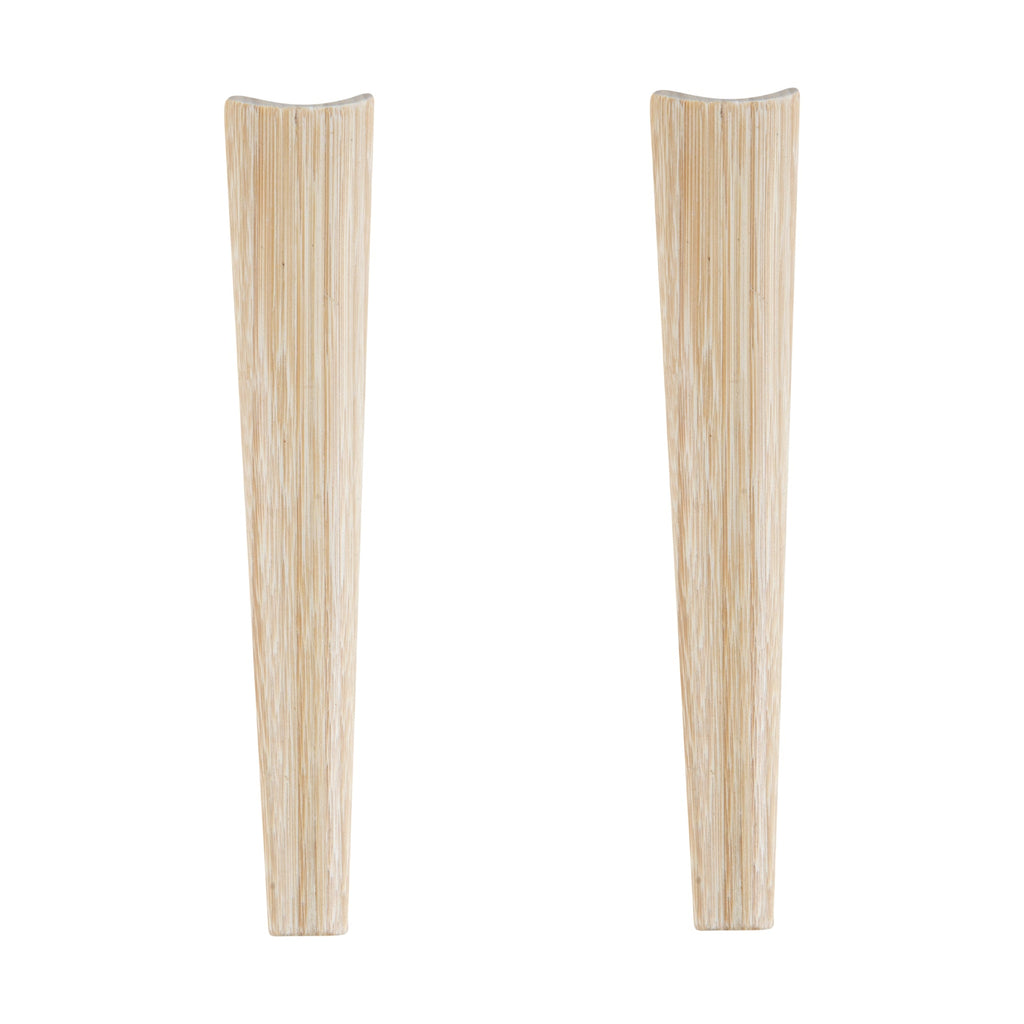 Bambuddha Natural Spun Bamboo 2-Piece Salad Server Set - 9 3/4" - 10 count box