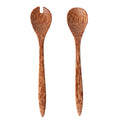 Coco Casa Natural Handmade Coconut Serving Utensil Set - 9 1/2" x 1 3/4" x 3 1/4" - 2 count box