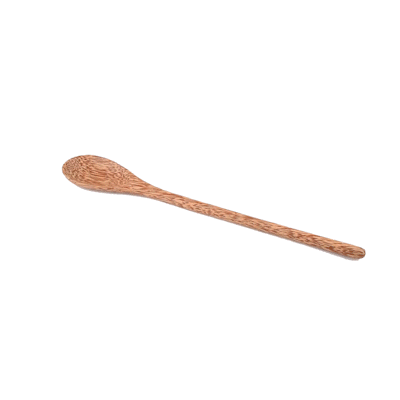 Coco Casa Natural Handmade Long Handled Coconut Spoon - 14 1/4" x 2" x 3 1/4" - 1 count box
