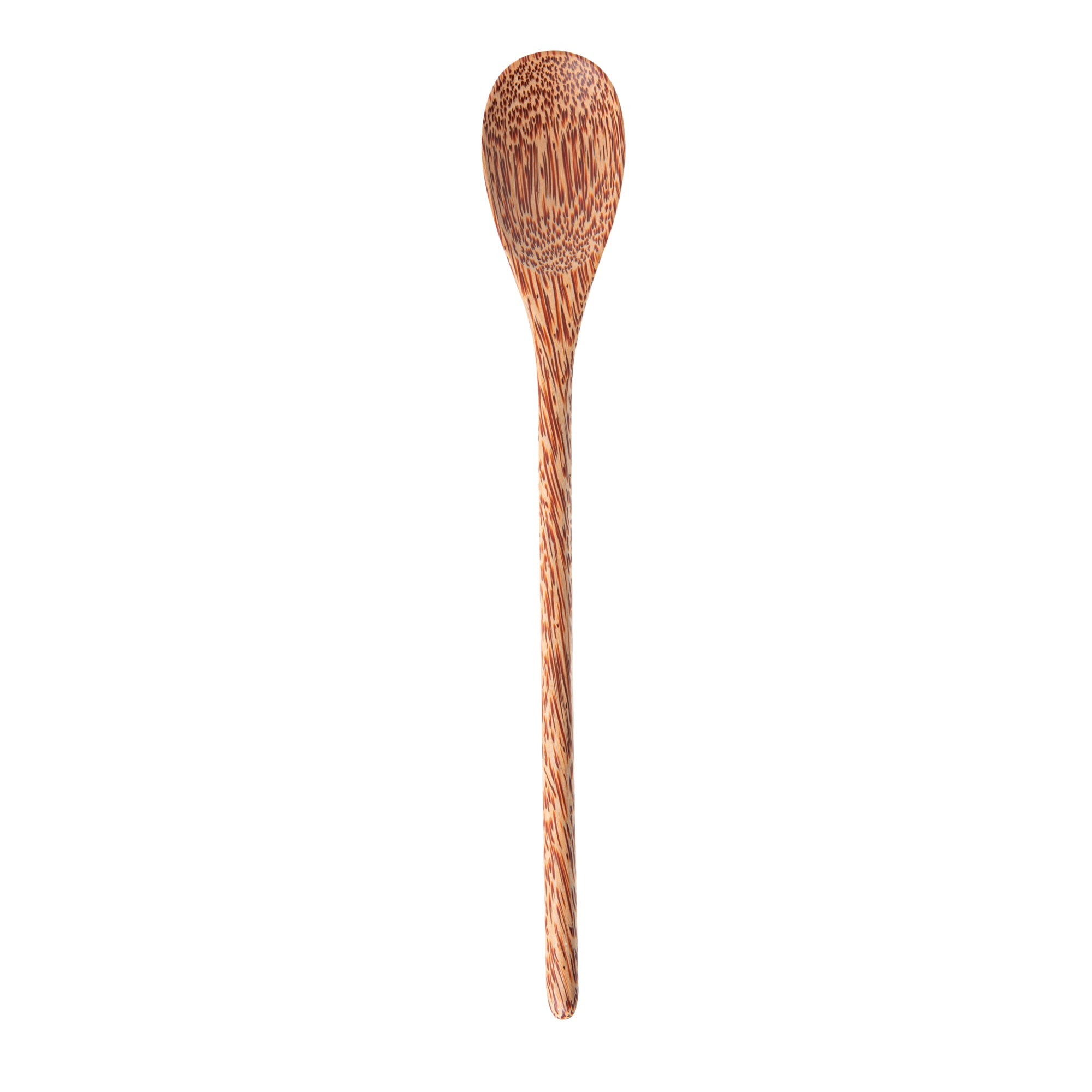 Coco Casa Natural Handmade Long Handled Coconut Spoon - 14 1/4" x 2" - 10 count box