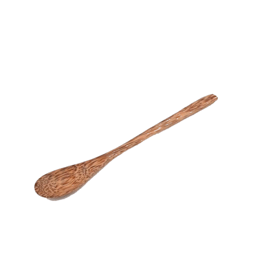 Coco Casa Natural Handmade Coconut Spoon - 7 3/4" x 1 1/4" x 3 1/4" - 4 count box