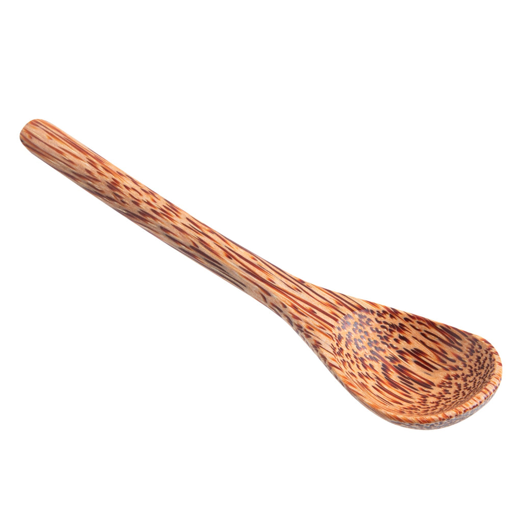 Coco Casa Natural Handmade Coconut Spoon - 5 1/2" x 1" x 3 1/4" - 4 count box