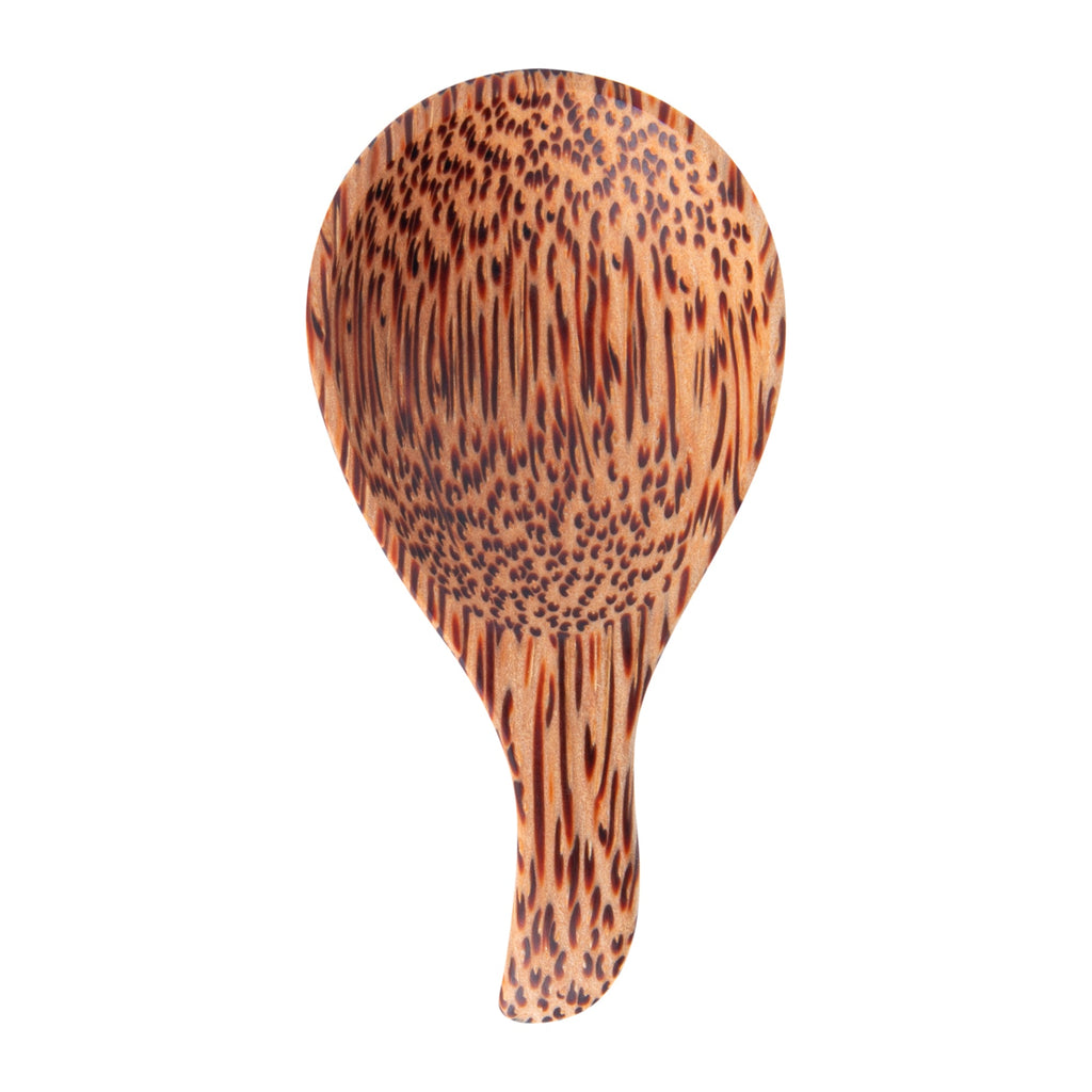 Coco Casa Natural Handmade Coconut Spoon / Scoop - 3 3/4" x 1 3/4" x 3 1/4" - 4 count box