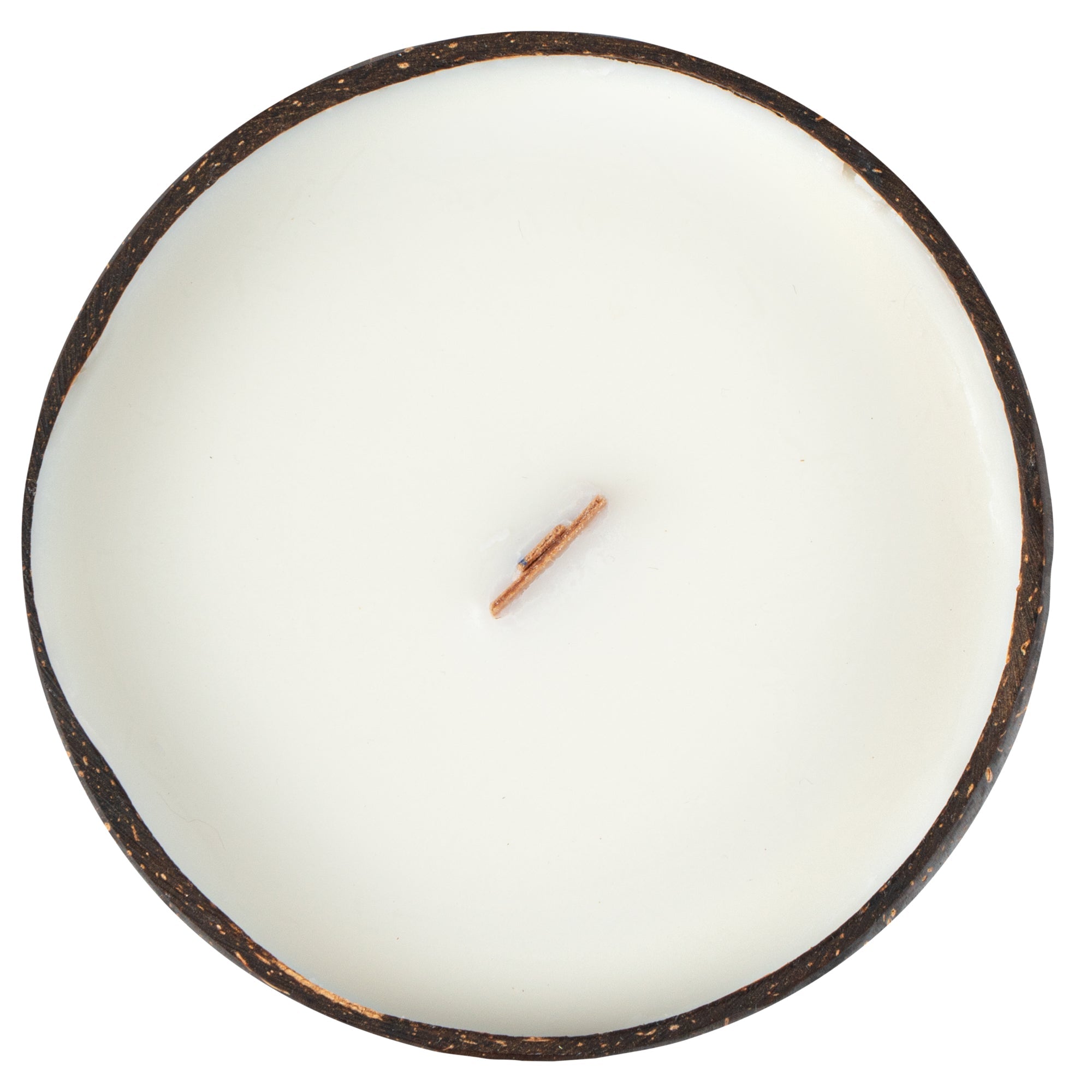 Coco Casa Handmade Coconut Candle Bowl - Mint Leaf and Eucalyptus - 4" x 4" x 2 3/4" - 10 count box