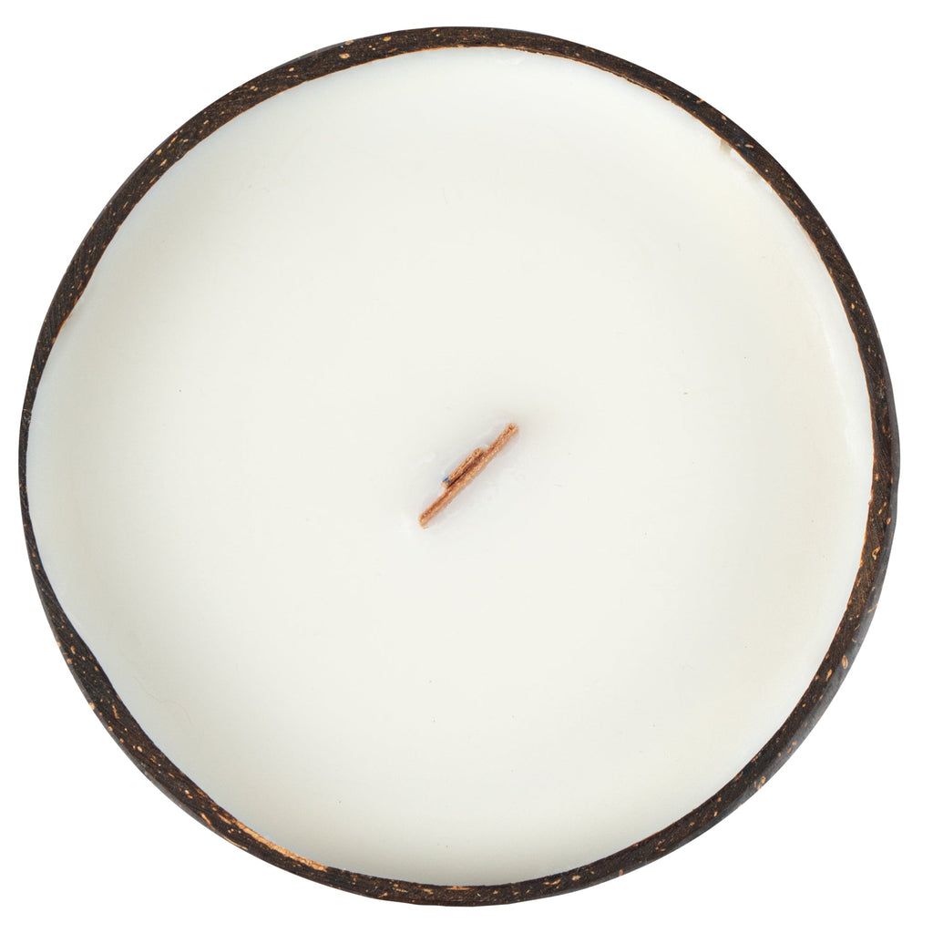 Coco Casa Handmade Coconut Candle Bowl - Vanilla - 4" x 4" x 2 3/4" - 10 count box