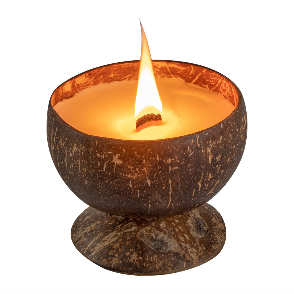 Coco Casa Handmade Coconut Candle Bowl - Pineapple Papaya - 4" x 4" x 2 3/4" - 1 count box