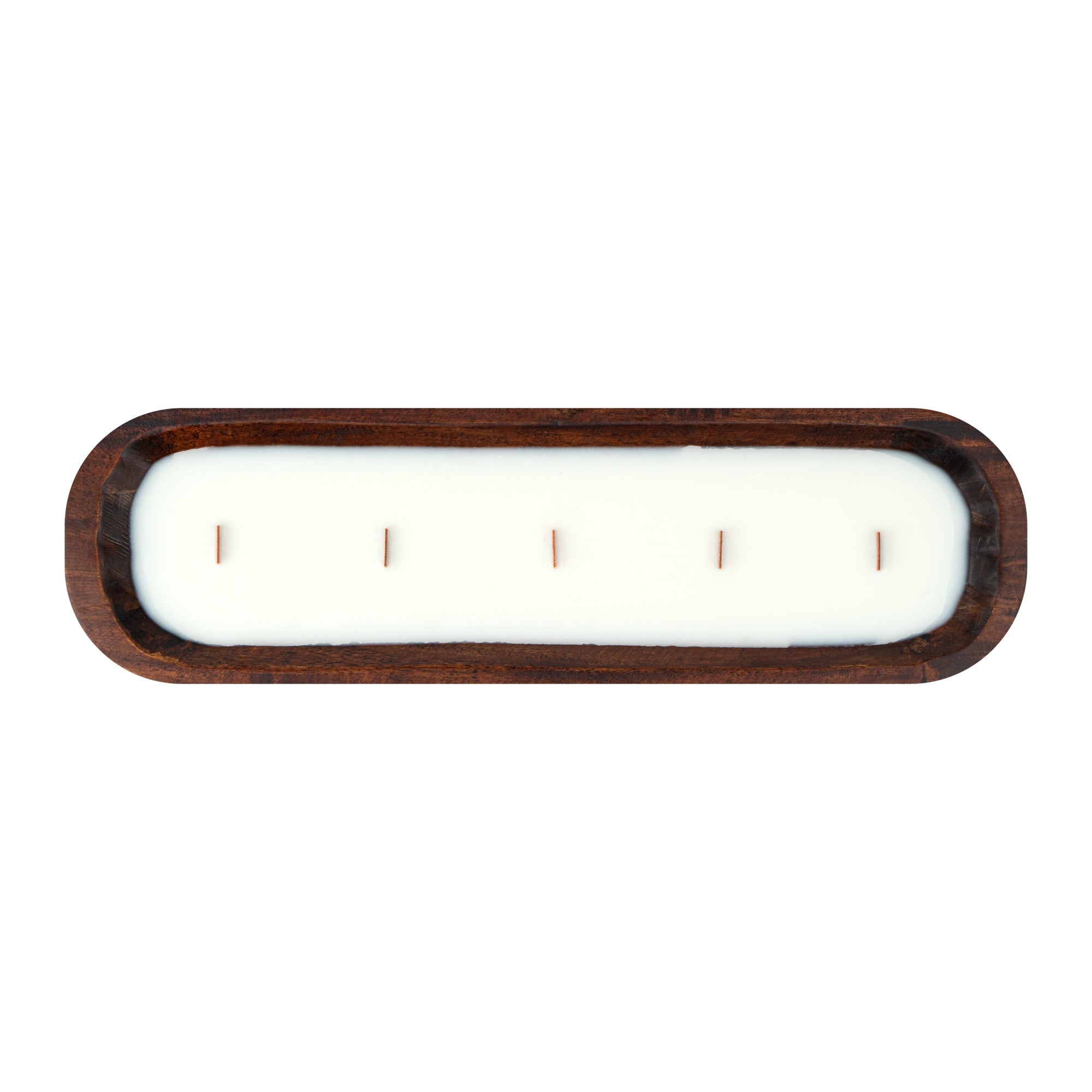 Coco Casa Handmade Wood Bowl Candle - Coconut Mango - 17 3/4" x 5 1/2" x 2" - 10 count box
