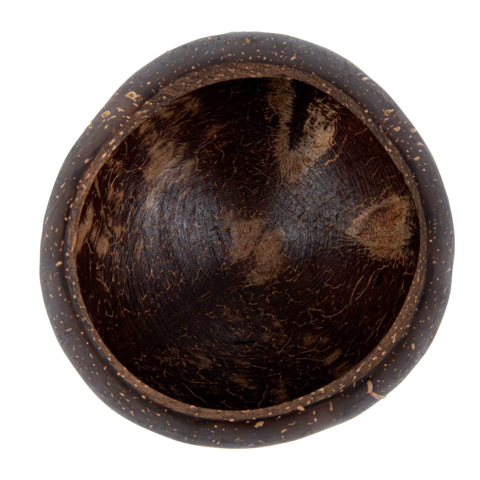Coco Casa 10 oz Handmade Coconut Cocktail Coconut Cup - 4" x 4" x 3 1/4" - 4 count box