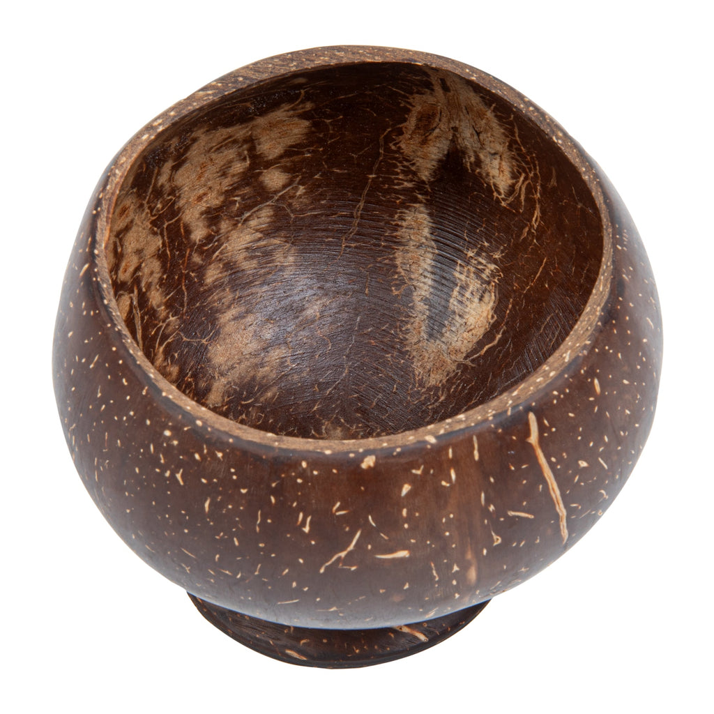 Coco Casa 10 oz Handmade Coconut Cocktail Coconut Cup - 4" x 4" x 3 1/4" - 40 count box