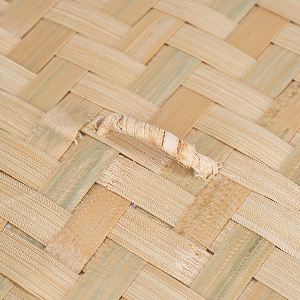 Motomori Round Natural Bamboo Steamer - 12'' x 12'' x 4'' - 1 count box