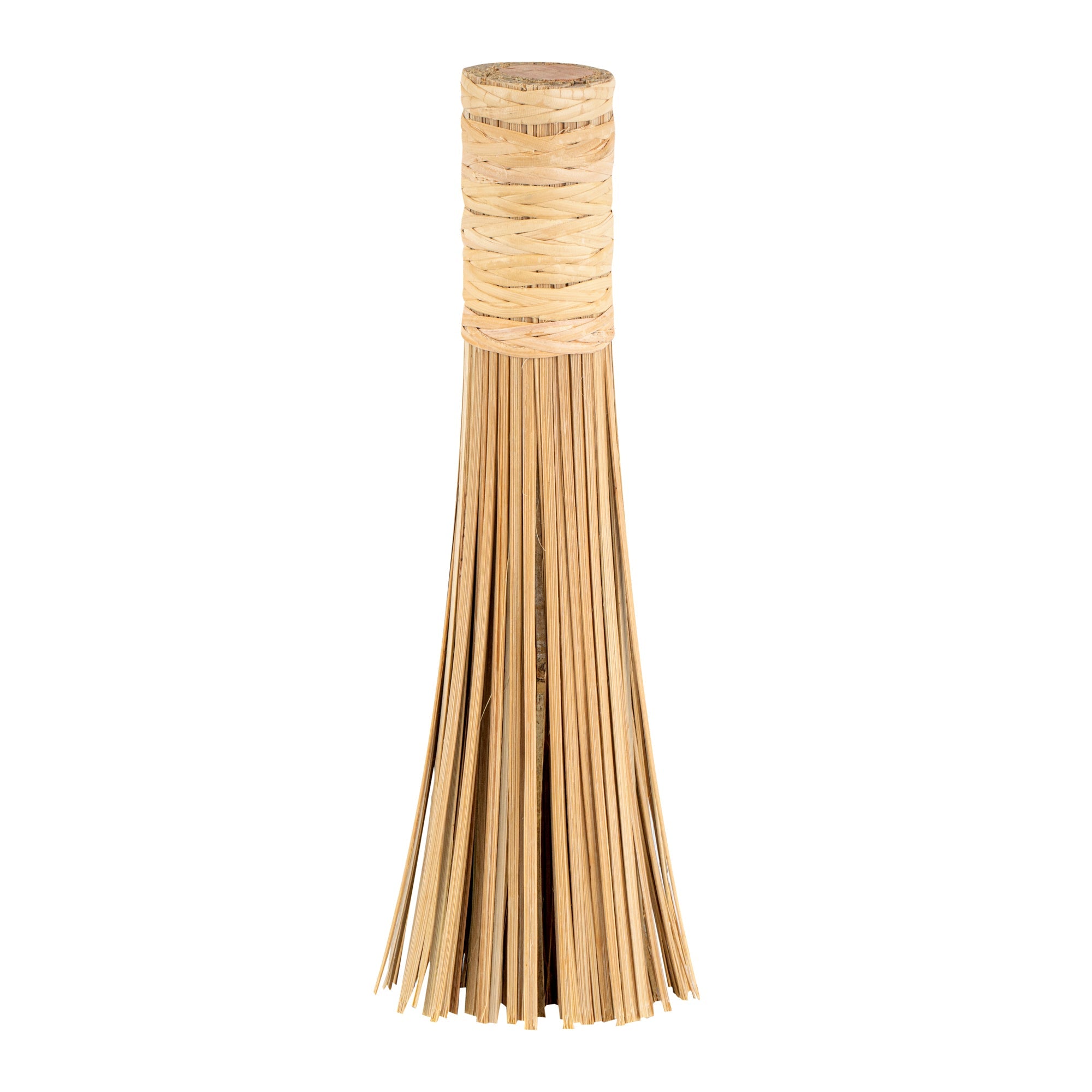 Motomori Natural Bamboo Wok Brush - 11" - 1 count box