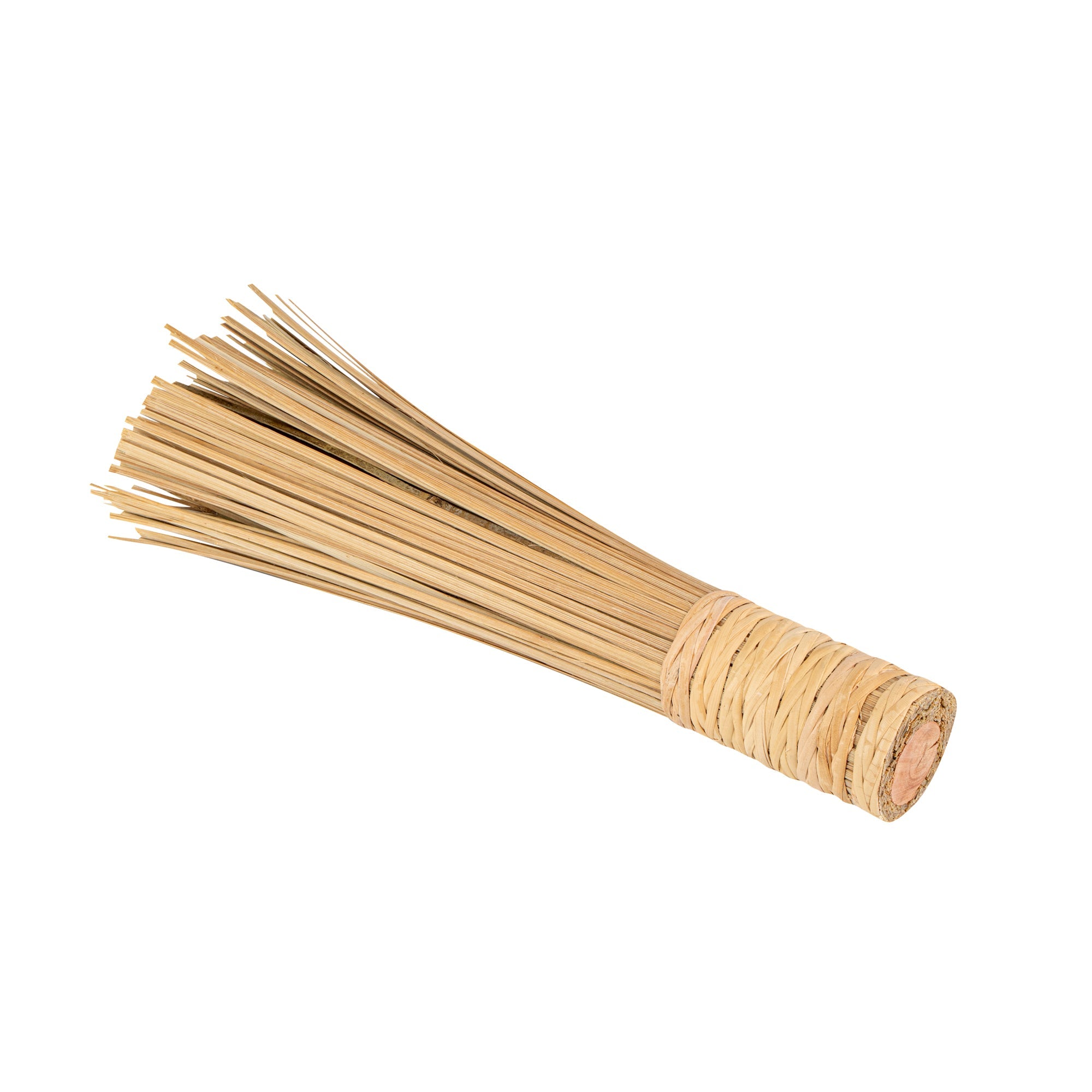 Motomori Natural Bamboo Wok Brush - 11" - 10 count box