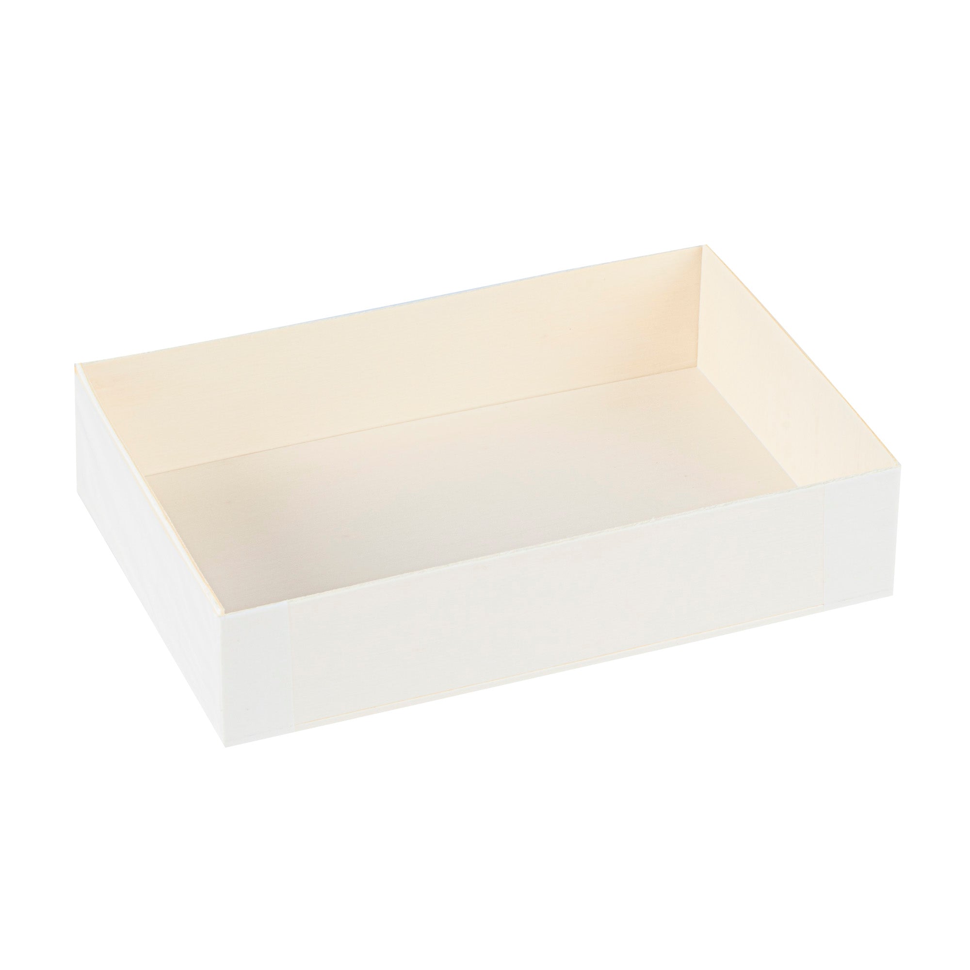Taipei 25 oz Rectangle Natural Poplar Bento Box - 7" x 4 1/2" x 1 1/2" - 100 count box