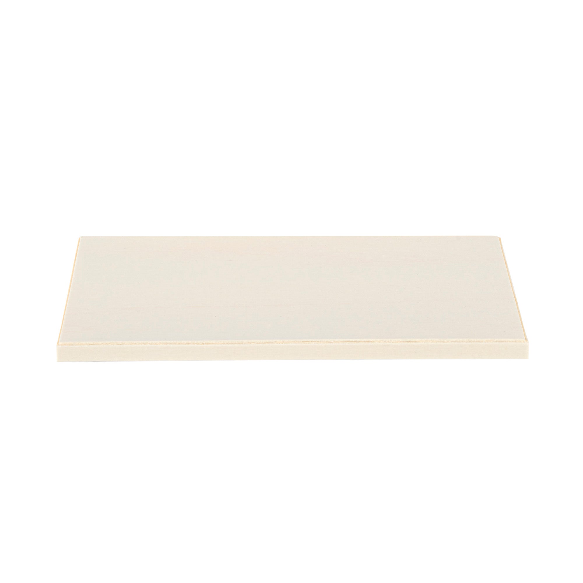 Taipei Rectangle Natural Poplar Lid - Fits 25 oz Bento Box - 100 count box