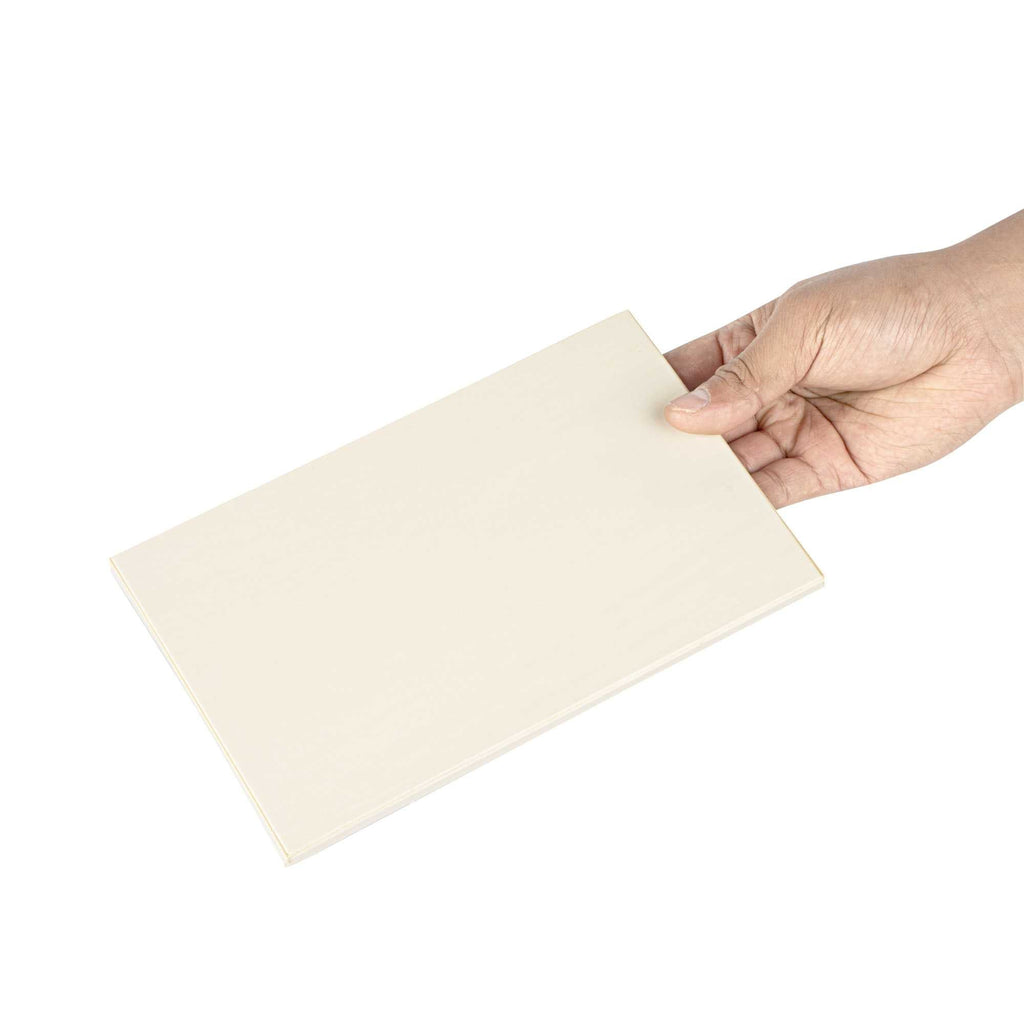 Taipei Rectangle Natural Poplar Lid - Fits 31 oz Bento Box - 10 count box