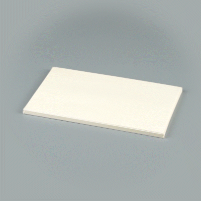 Taipei Rectangle Natural Poplar Lid - Fits 31 oz Bento Box - 10 count box