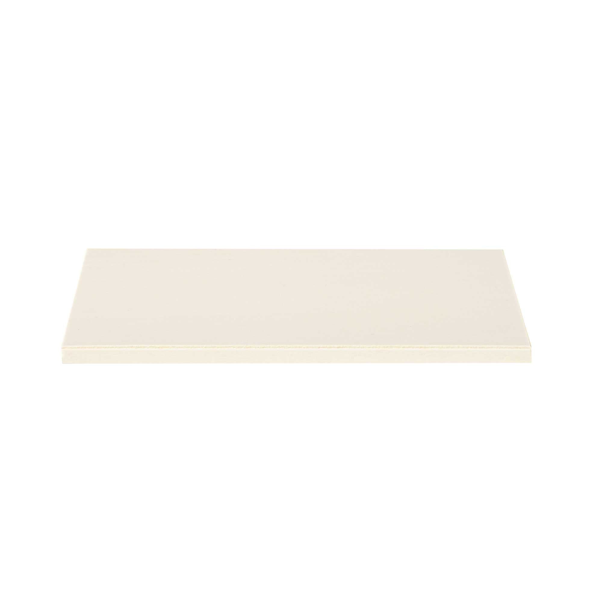 Taipei Rectangle Natural Poplar Lid - Fits 31 oz Bento Box - 10 count box