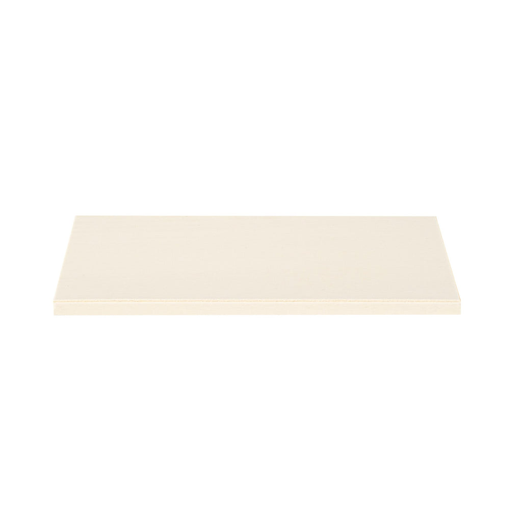 Taipei Rectangle Natural Poplar Lid - Fits 31 oz Bento Box - 100 count box
