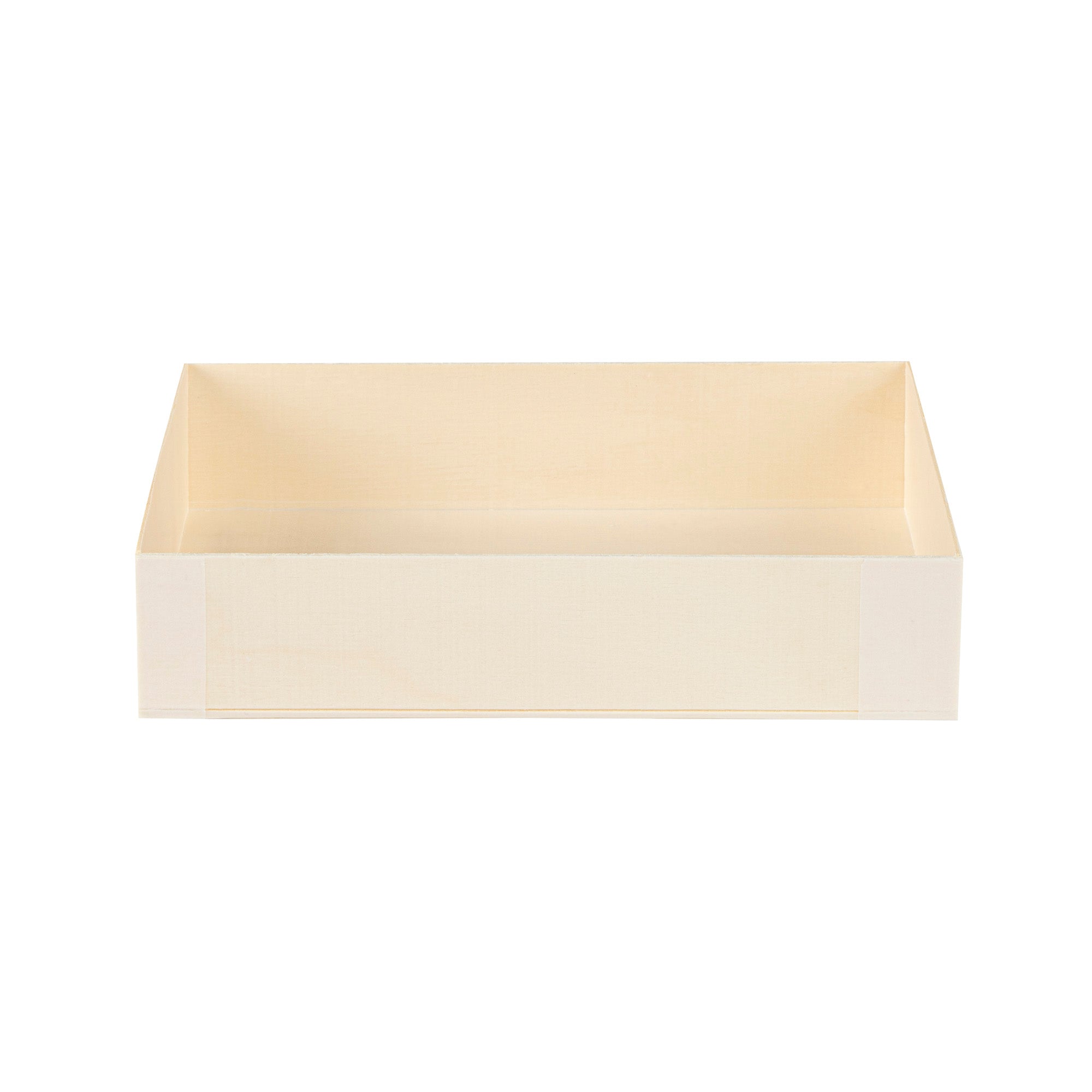 Taipei 24 oz Rectangle Natural Poplar Bento Box - 6 1/2" x 4 3/4" x 1 1/2" - 100 count box