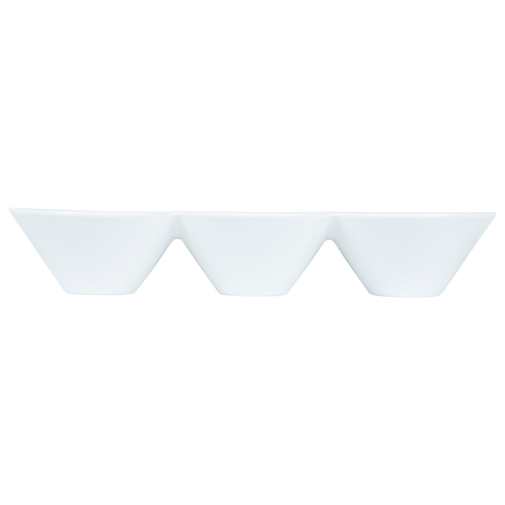 Chef 101 18 oz Round White Porcelain Modern Bowl Set - 13 1/2" x 5" x 2 1/4" - 1 count box