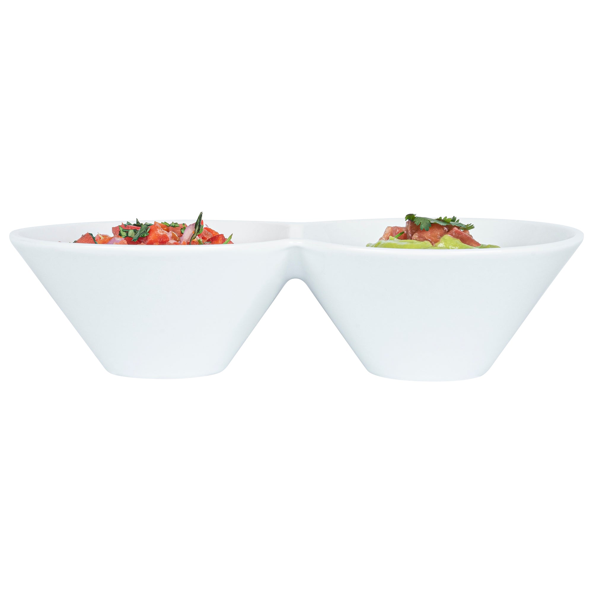 Chef 101 12 oz Round White Porcelain Bowl Set - 9" x 5" x 2 1/4" - 1 count box